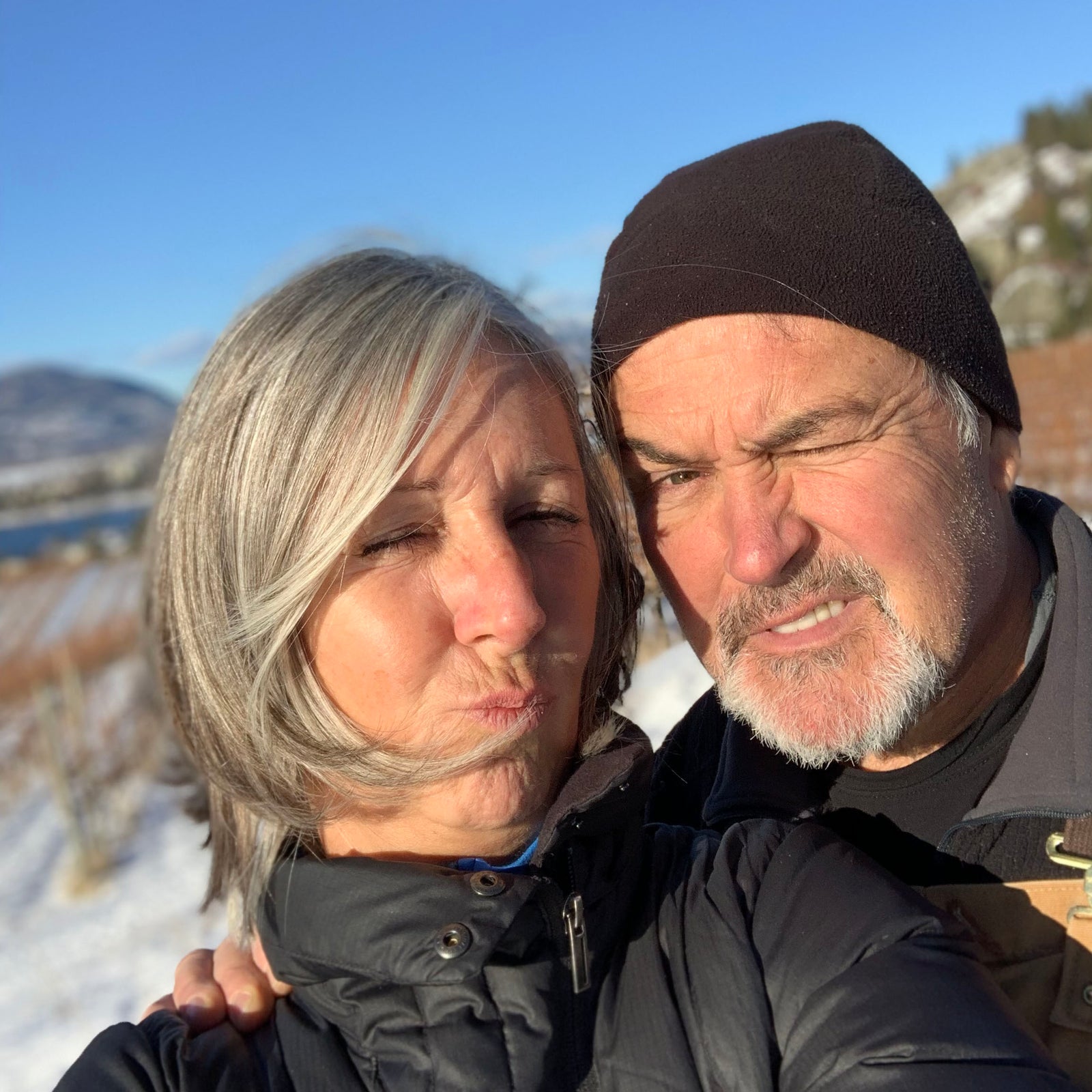 Paul Gardner and Julie Rennie - founders of Pentâge Winery